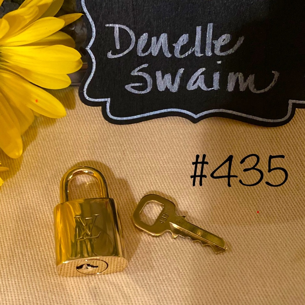 Authentic Louis Vuitton LV Lock and Key #435